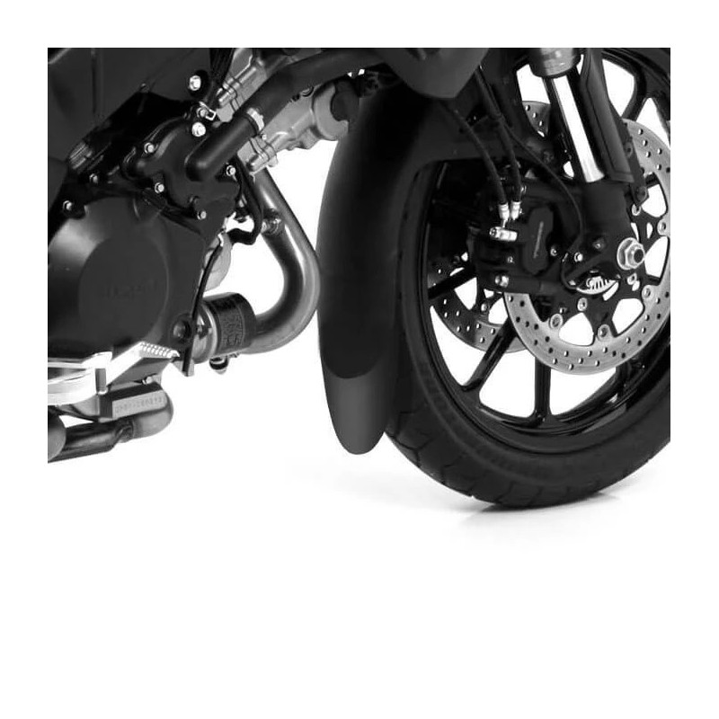 Prolongateur de Garde boue avant noir Ermax pour DL 1000 V Strom 