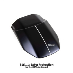 Prolongateur de Garde boue avant noir ermax pour 790 DUKE 2018/2019  2