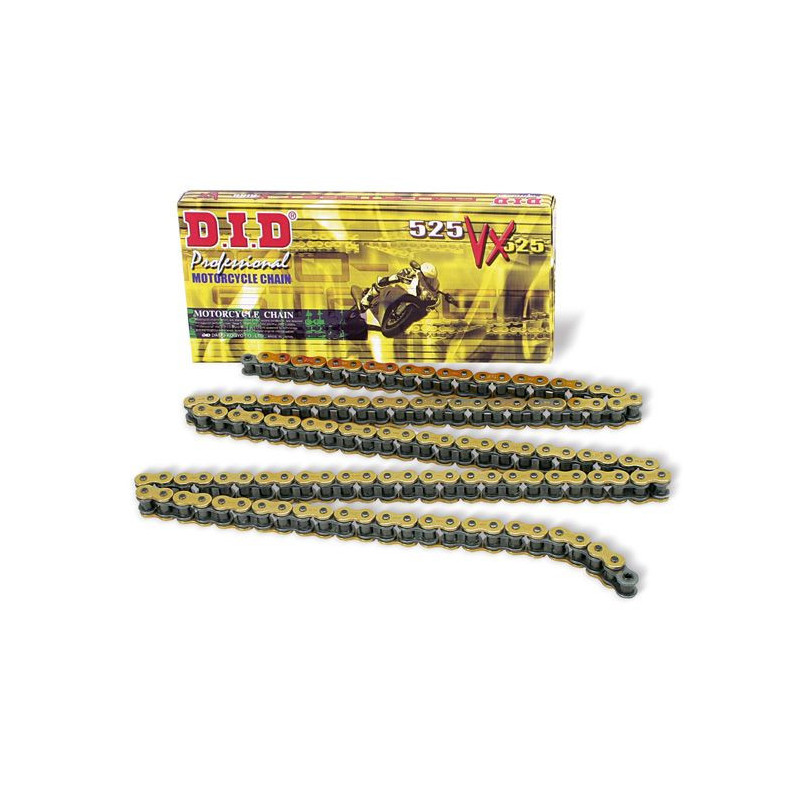 Chaîne de transmission DID 525VX(G&B) FJ