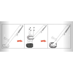 Extension Béquille 20459 Puig pour Triumph TIGER 900 / GT / PRO 2020 et + 