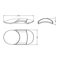 Garde-boue avant en aluminium 20296 PUIG pour Indian Scout Bobber 2018 et + 