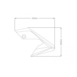 Déflecteurs Inférieurs 9848 - BMW R1200GS 2013-2018, R1200GS Exclusive / Rallye 2017-2018, R1250GS 2018 