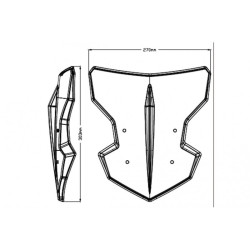 Saut-vent Naked New Generation Sport 20285 - Yamaha MT03 2020 et + 