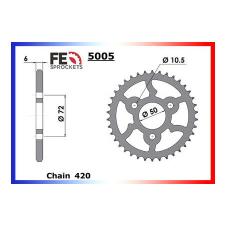 NSR.50 '89/94 15X38 FE420R *  (AC11)