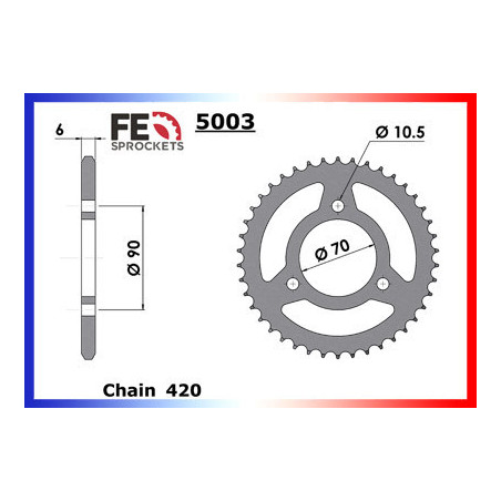 MTX.50 '84/90 15X38 RK420MXZ  (GF9A)