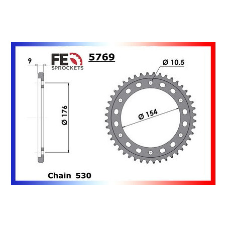 VFR.800.CROSSRUNNER '11/14 16X43 RK530KRO µ