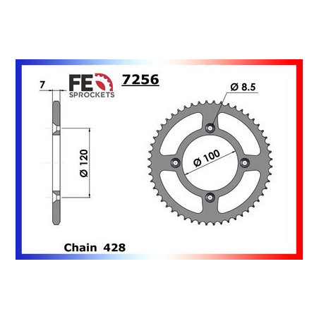 RM.80.X '89/01 14X48 RK428MXZ   Petites Roues