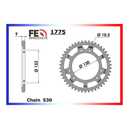 900.IE ELEFANT'90/91 14X46 RK530FEX *