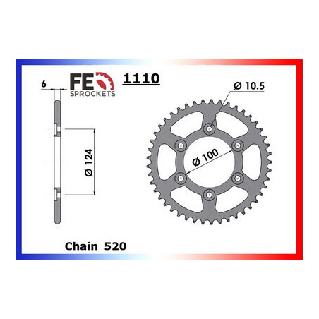 750.MONSTER/MOSTRO '96/97 15X38 RK520GXW *