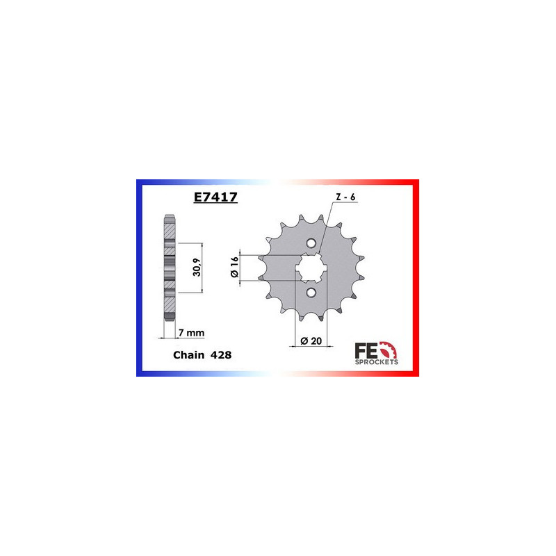 125.PAMPERA '09 14X48 RK428MXZ *