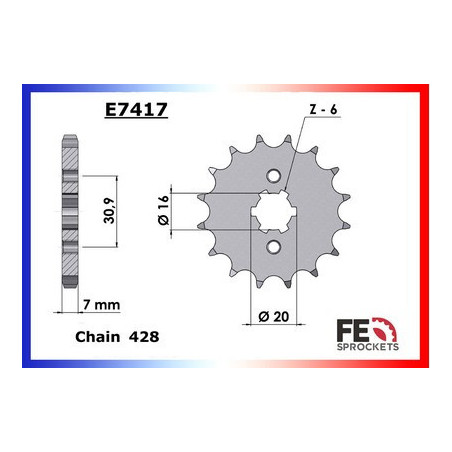 125.PAMPERA '09 14X48 RK428MXZ *