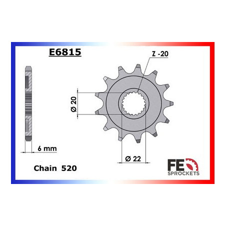 250.EC 4T  '11/15 13X50 RK520GXW