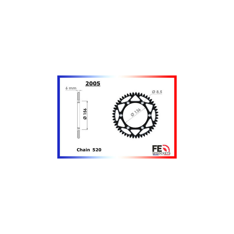 250.EC 2T '11/18 13X48 RK520MXZ µ