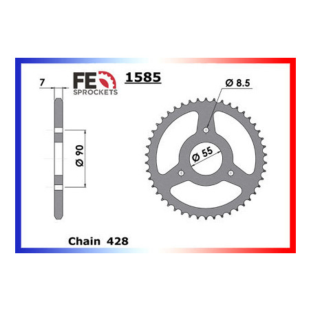 125.RS2 NAKED '06/09 14X46 RK428FEX 125.RS2 PRO '09