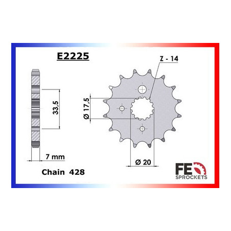 MZ.125.SX '01 16X52 RK428MXZ