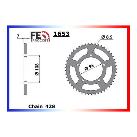 MZ.125.SX '01 16X52 RK428MXZ