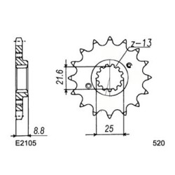 500.PREDATOR '02/04 14X37 RK520SO * 2