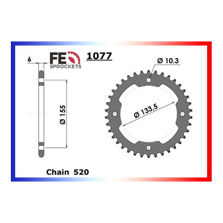 525.OUTLAW IRS '07/11 14X38 RK520SO µ