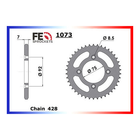 125.PIT-BIKE '05 16X39 428H *