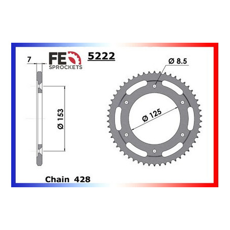 HM.125 CRE '09/10 14X62 RK428MXZ *