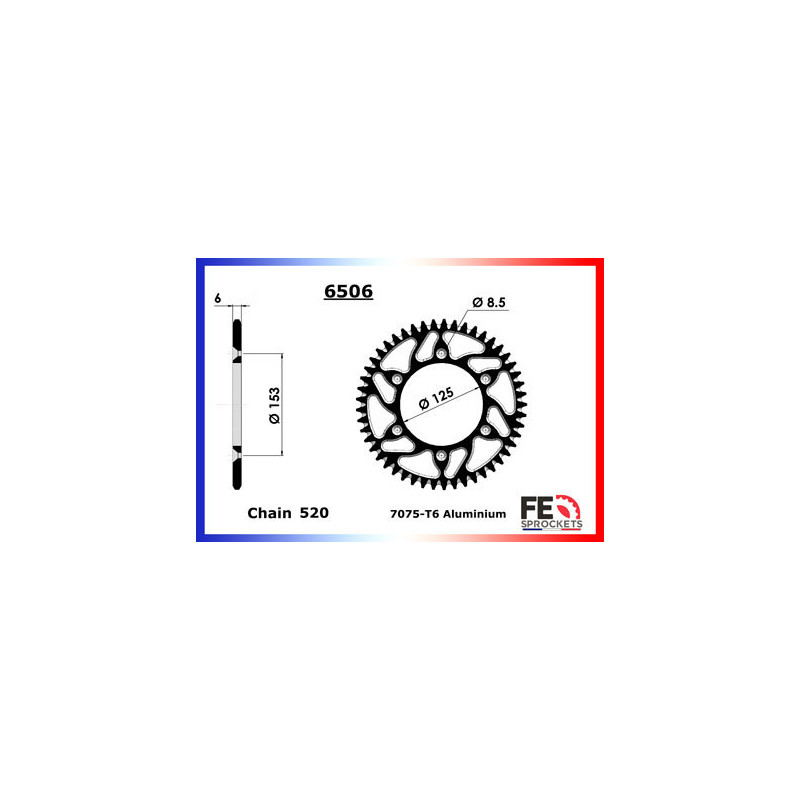 HM.250.CRF '05/10 13X48 RK520MXZ µ