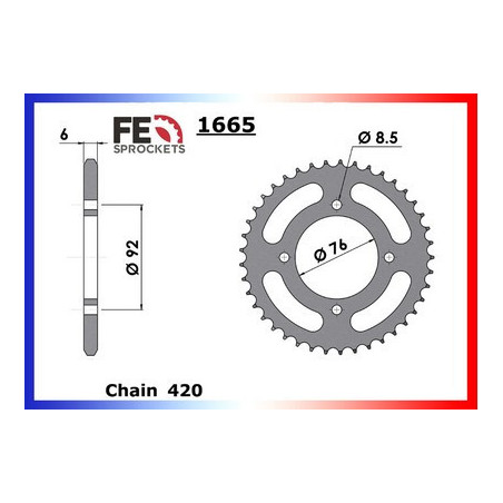 125.R START 16X41 FE420SRG
