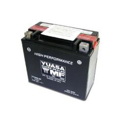 Batterie YUASA YTX20HL-BS  (BTX20HL) livrée avec les flacons d'acide