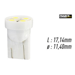 AMPOULE TEMOIN BLANCHE SANS CULOT W2,1x9,5D/W5W-T10 12V0.32W