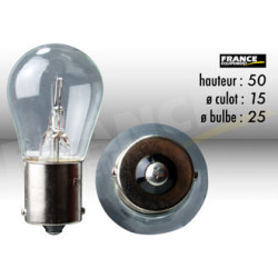 AMPOULE STOP ET CLIGNOTANT BA15S 12V21W