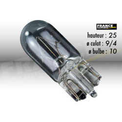 AMPOULE TEMOIN SANS CULOT RING W2,1x9,5D/W5W-T10 12V5W