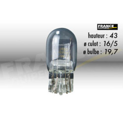 AMPOULE FEU STOP (HONDA) ET FEU ARRIERE OSRAM W3x16q 12V21/5W