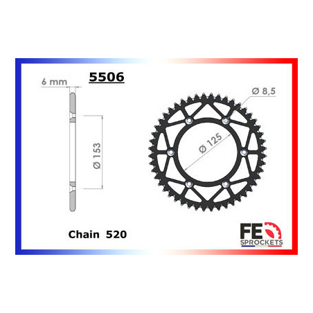 CRF.250.R '22 13X50 RK520SO