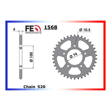 400.MASH.FIVE HUNDRED '15/18 15X38 RKGB520KXZ µ