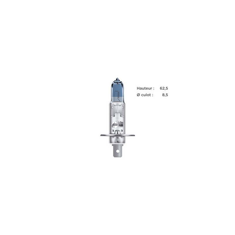 2 AMPOULES PHARE HALOGENE OSRAM H1 P14,5S 12V55W
