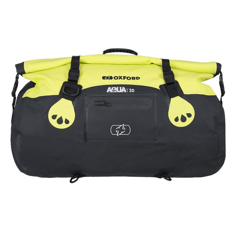 Sacoche OXFORD Aqua T-30 Roll Bag noir/jaune fluo 30L