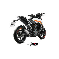 Silencieux MIVV MK3 Slip-On acier inoxydable - KTM 125 / 390 Duke 2