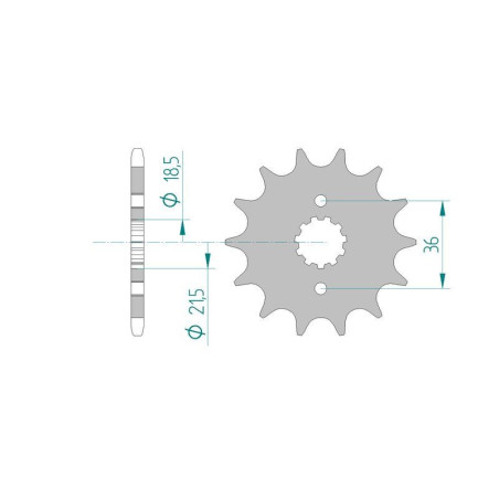 Kit chaine DID  ACIER HONDA NX 250   J,K,L,M,N,P MD21/MD25 1988 à 1993