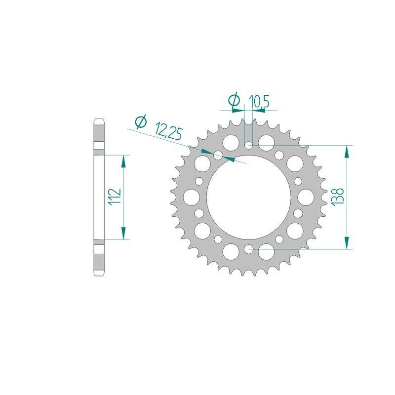Kit chaine DID  ALU HONDA CBR 600 F  520   X,Y RACING 1999 à 2000