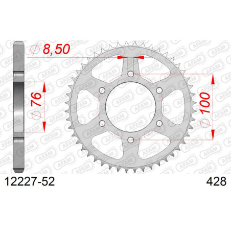 Kit chaîne acier YAMAHA XSR 125 2021   