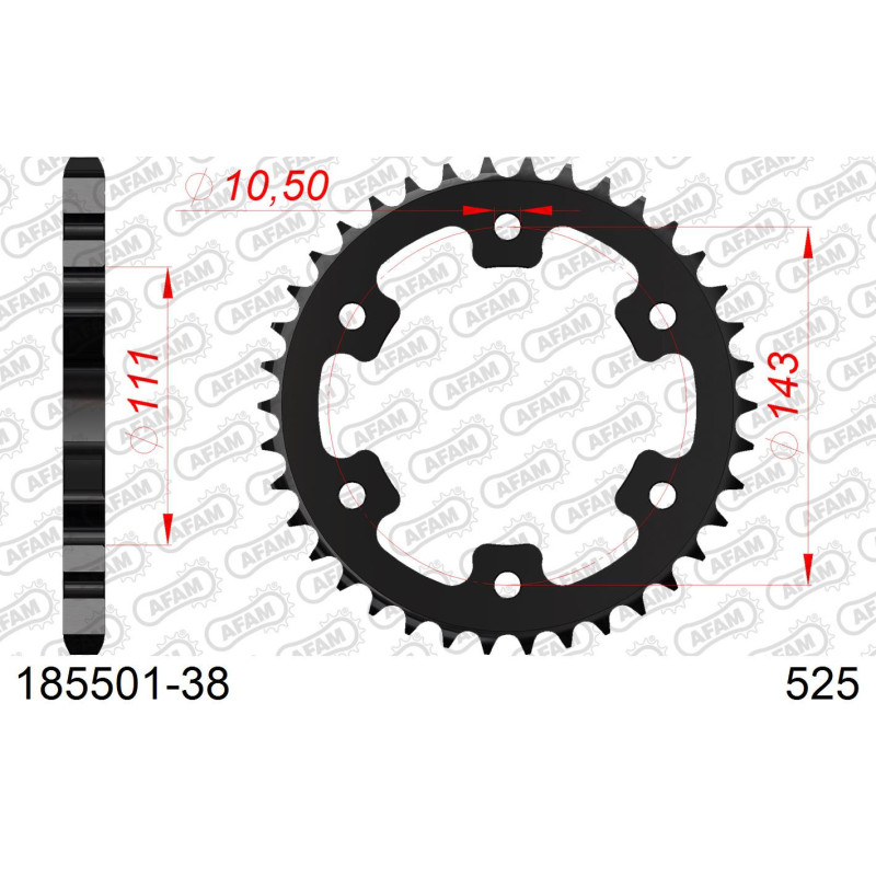 Kit chaîne acier ROYAL ENFIELD 650 CONTINENTAL 2020   