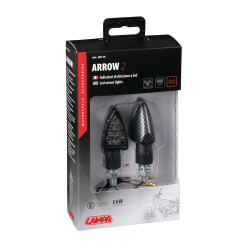 Arrow-2, Clignotants À Led - 12V Led - Carbone Lampa 