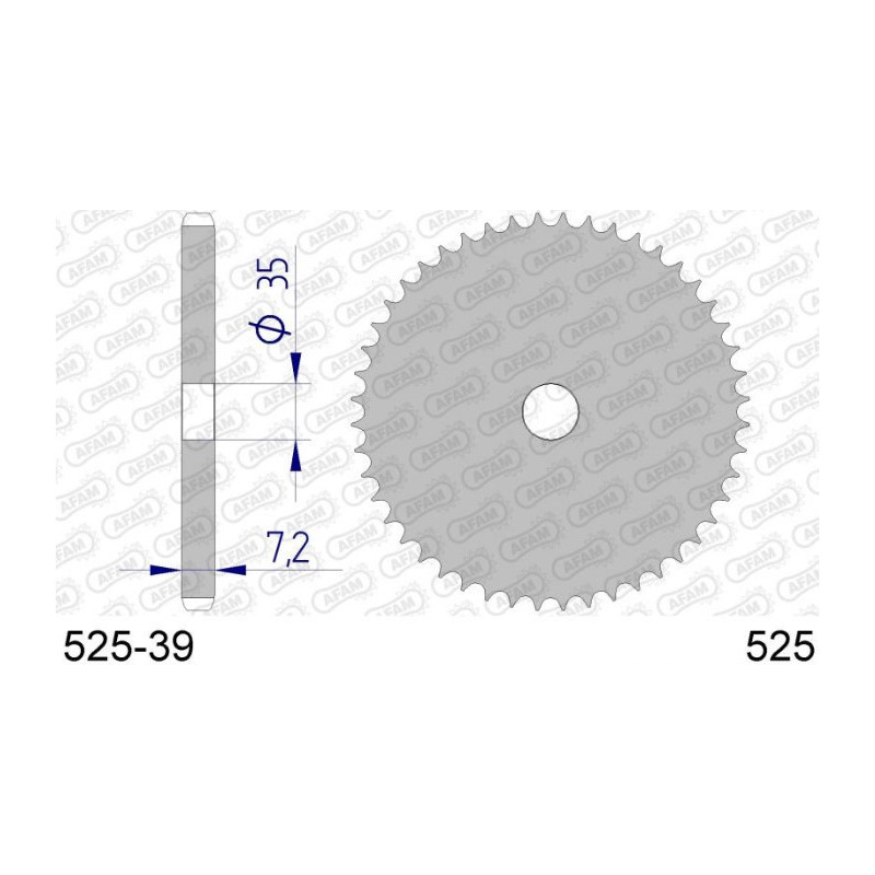 Couronne / Frette en Aluminium 525