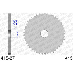 Couronne / Frette en Aluminium 415 2