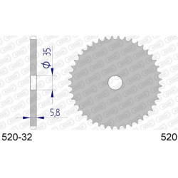 Couronne / Frette en Aluminium 520 2