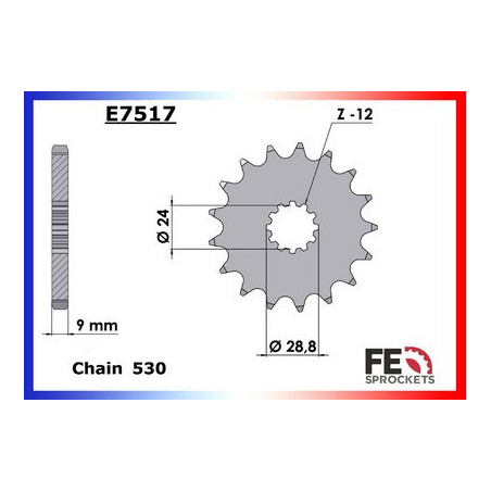 ZZR.1100 '95/01 17X44 RK530GSV3 *  (ZX.1100 D3/D9)