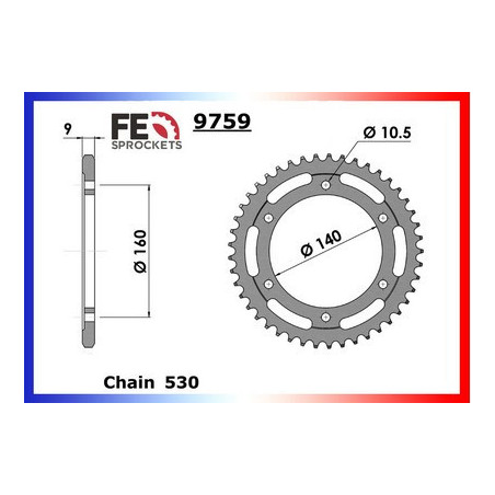 ZZR.1100 '95/01 17X44 RK530GSV3 *  (ZX.1100 D3/D9)