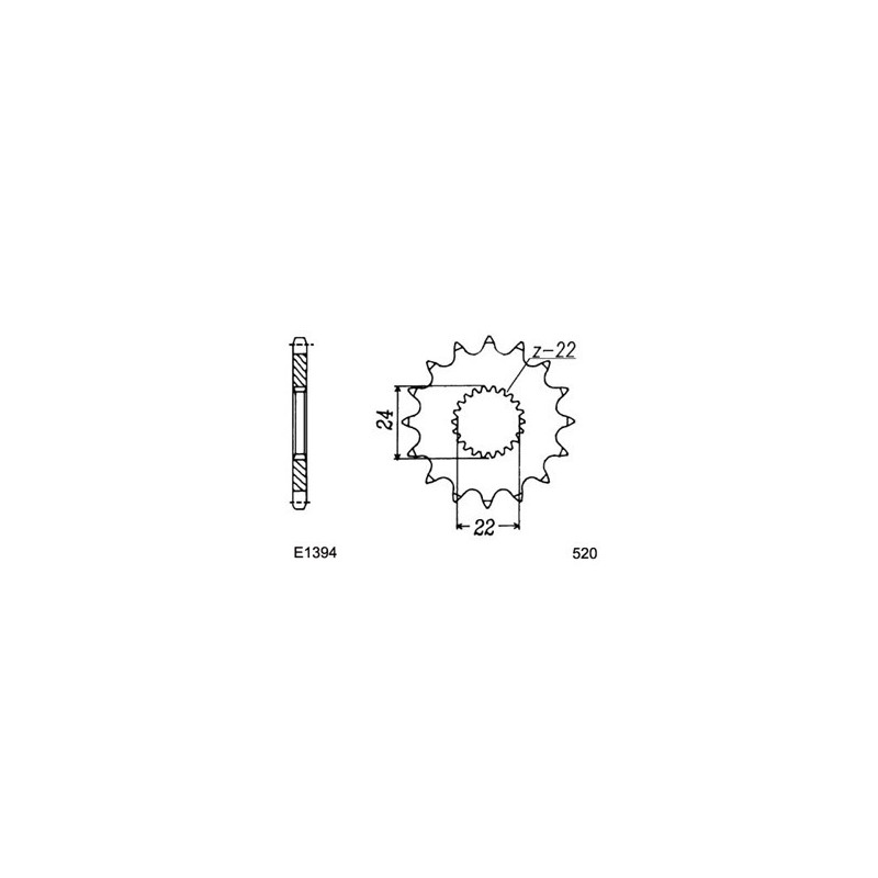 125.F40 '91/92 16X38 RKGB520KXZ