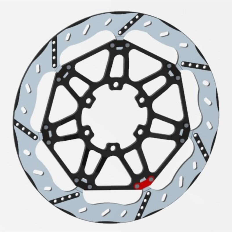 Disque de frein avant gauche BRAKING pétale flottant - EPR155L