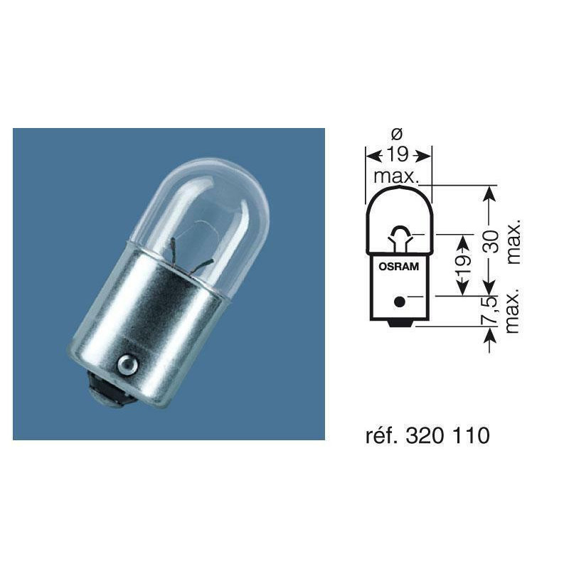 Ampoule OSRAM Original Line R10W 12V 10W