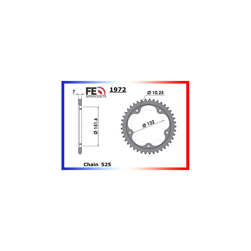 MV.1000 F4 R '06/07 15X40 RK525RO *